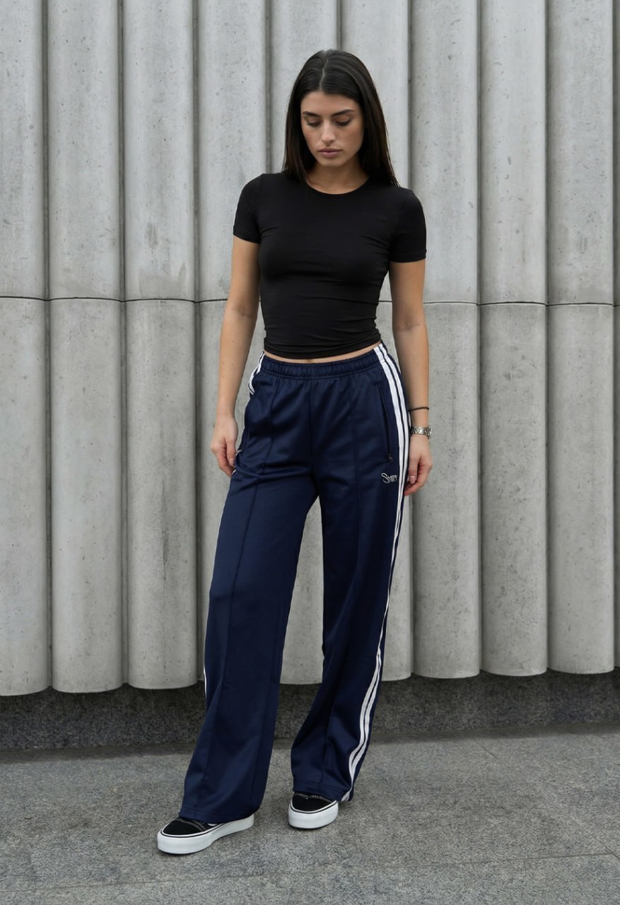 Spodnie Staff pat navy