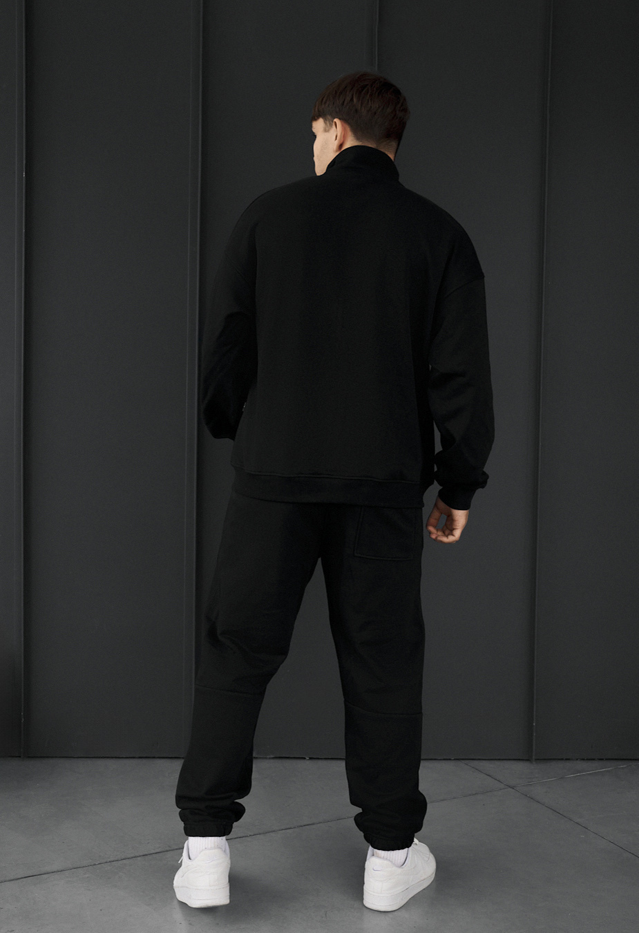 Dres Staff pa zip black oversize
