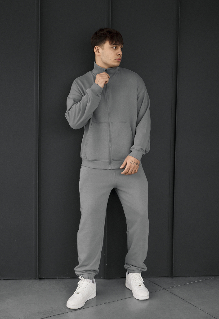 Dres Staff pa zip gray oversize