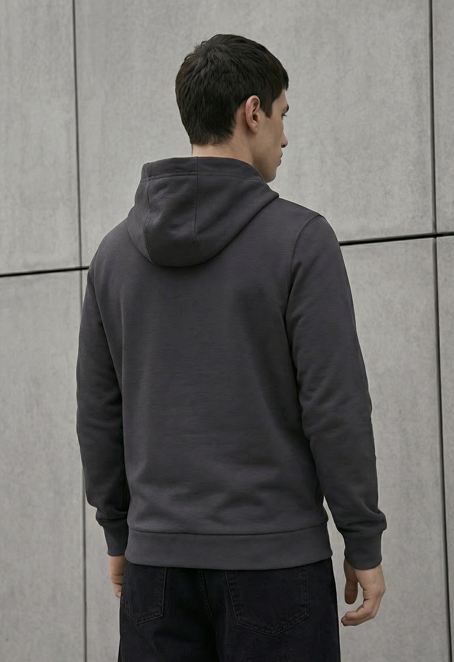 Bluza Staff se dark gray zip