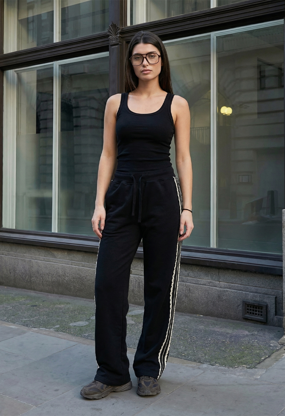 Spodnoe dresowe Staff wai black 2