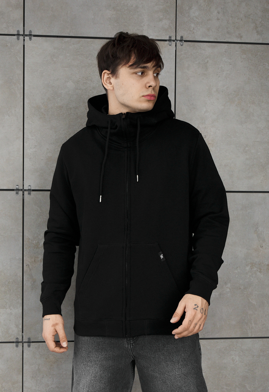 Bluza Staff zip black