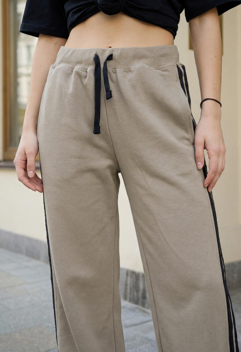 Spodnie Staff wai light brown