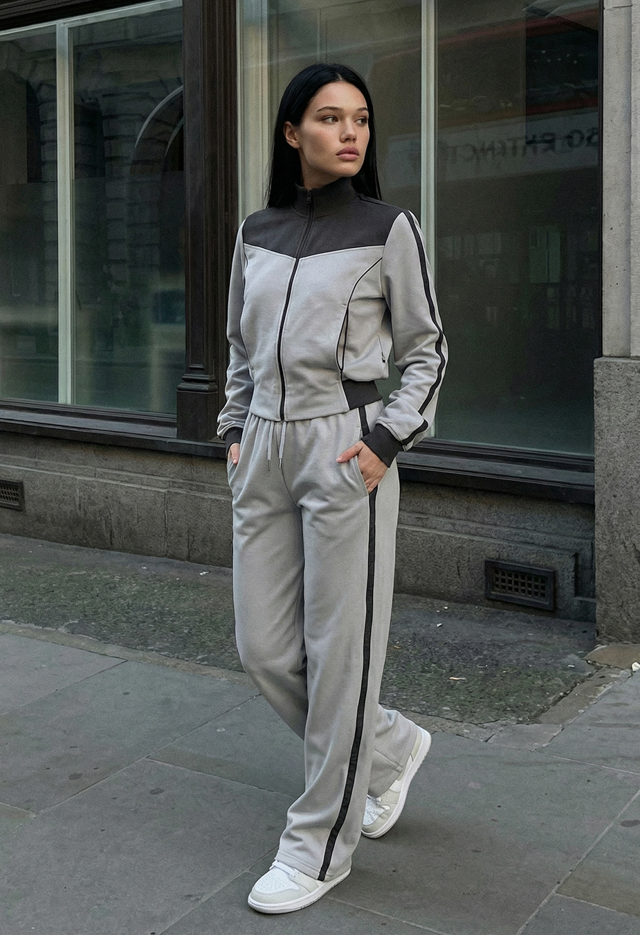Dres Staff bao gray zip