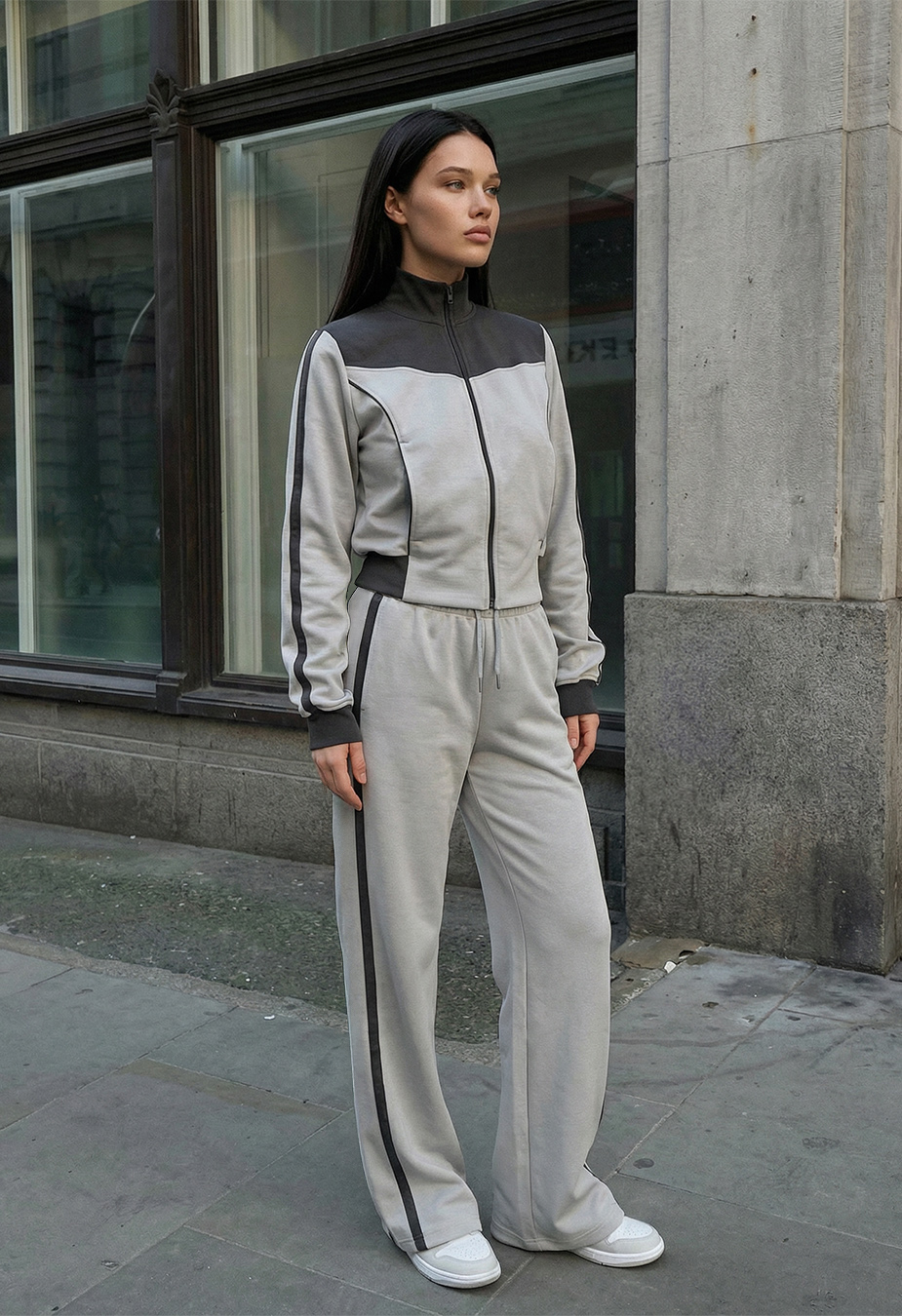 Dres Staff bao gray zip