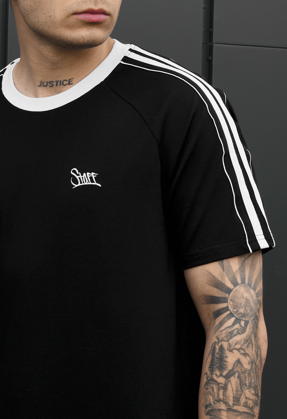 Koszulka Staff black logo lampas