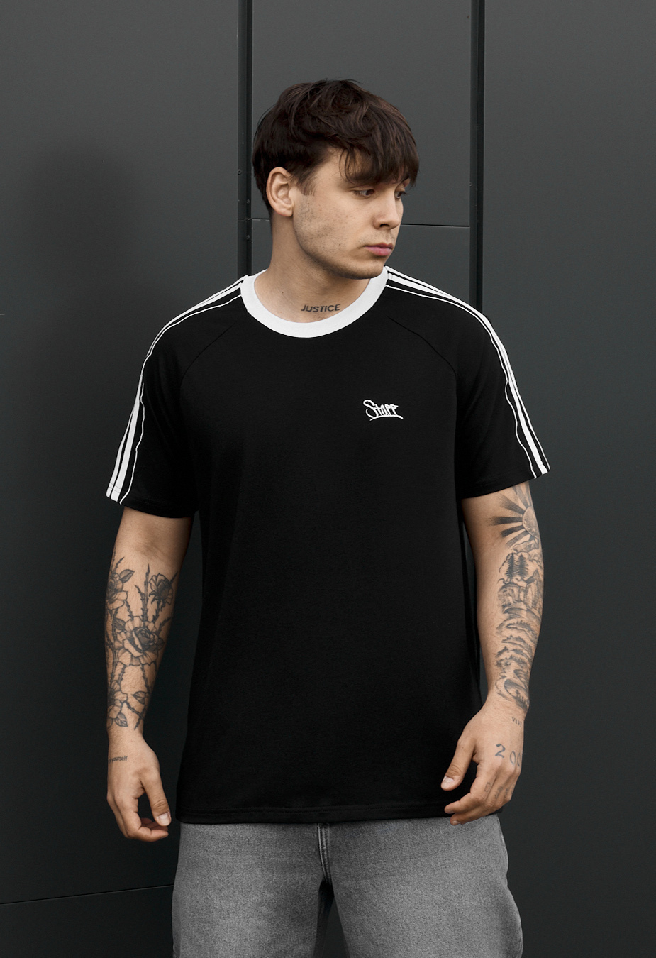 Koszulka Staff black logo lampas