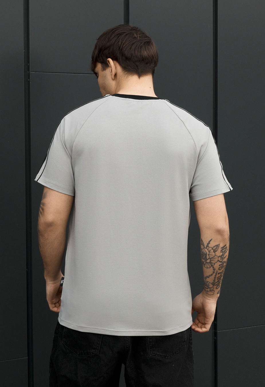 Koszulka Staff gray logo lampas