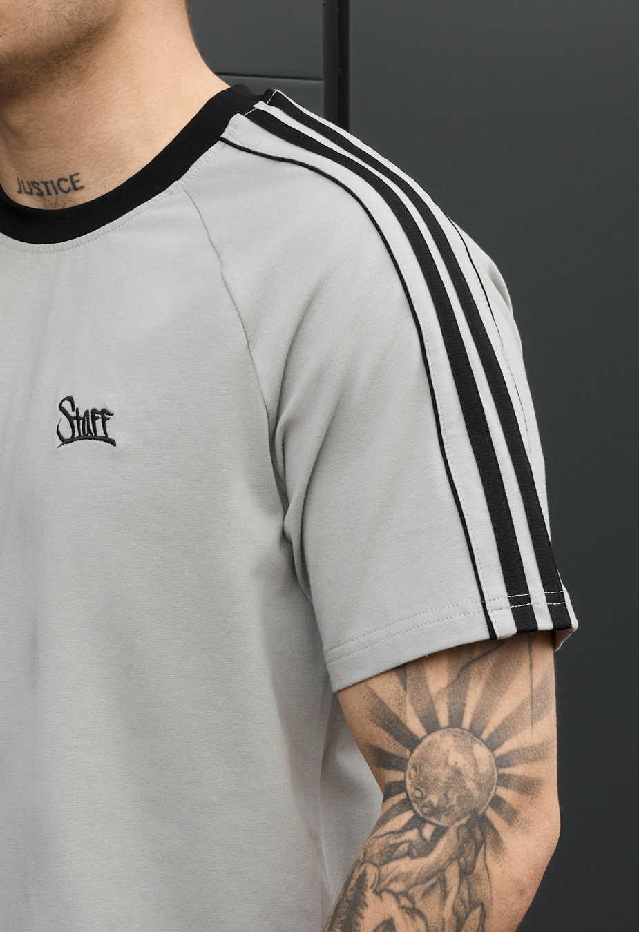 Koszulka Staff gray logo lampas