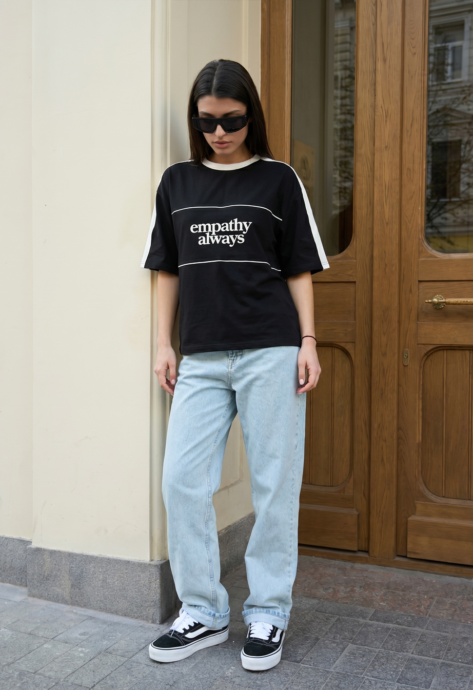 Koszulka Staff empathy always black & white