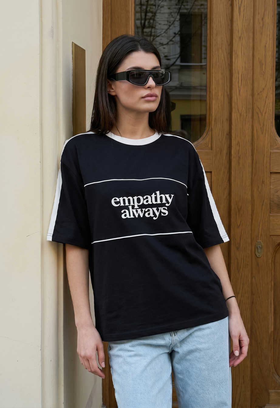 Koszulka Staff empathy always black & white