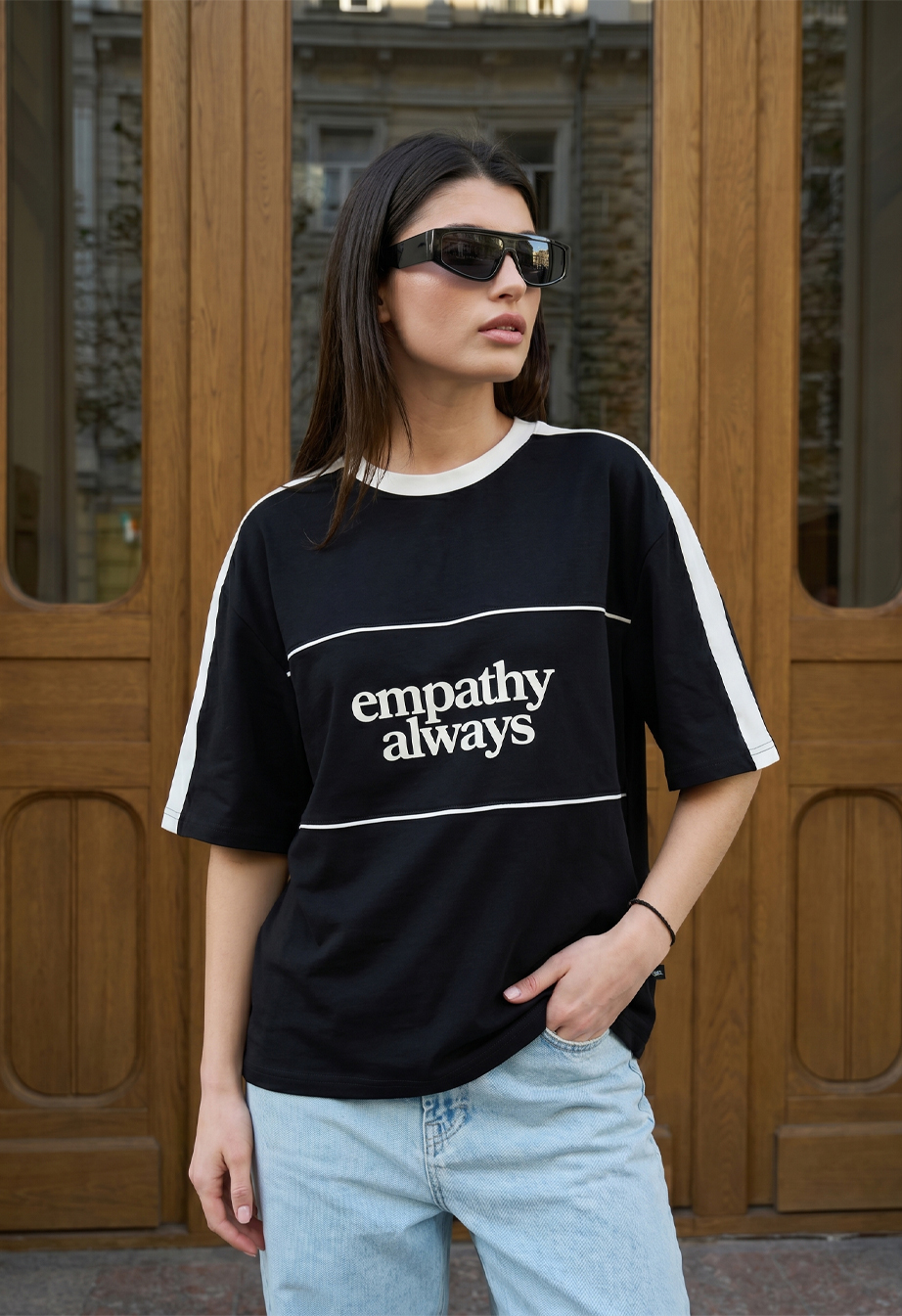Koszulka Staff empathy always black & white