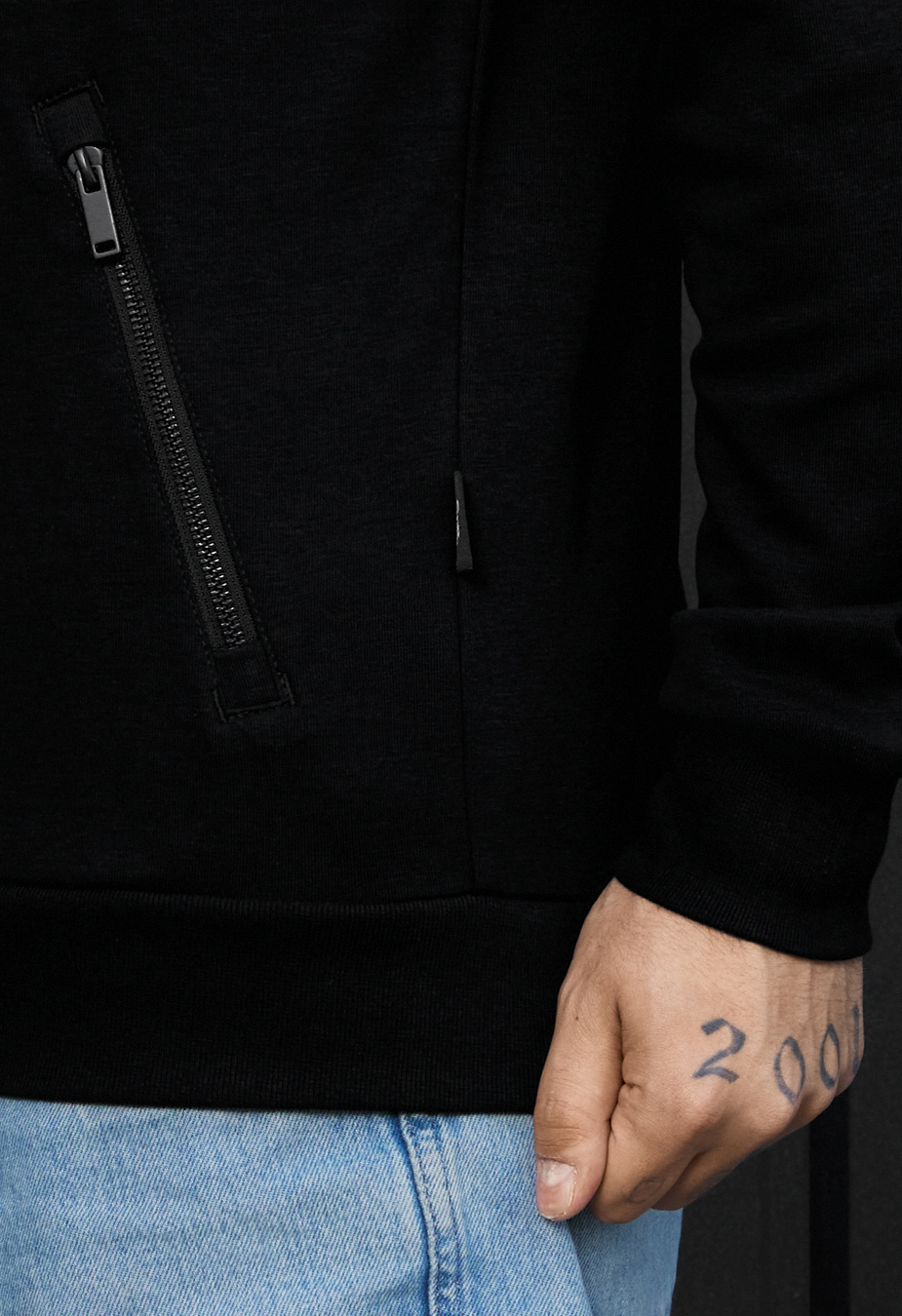 Bluza Staff ez black zip