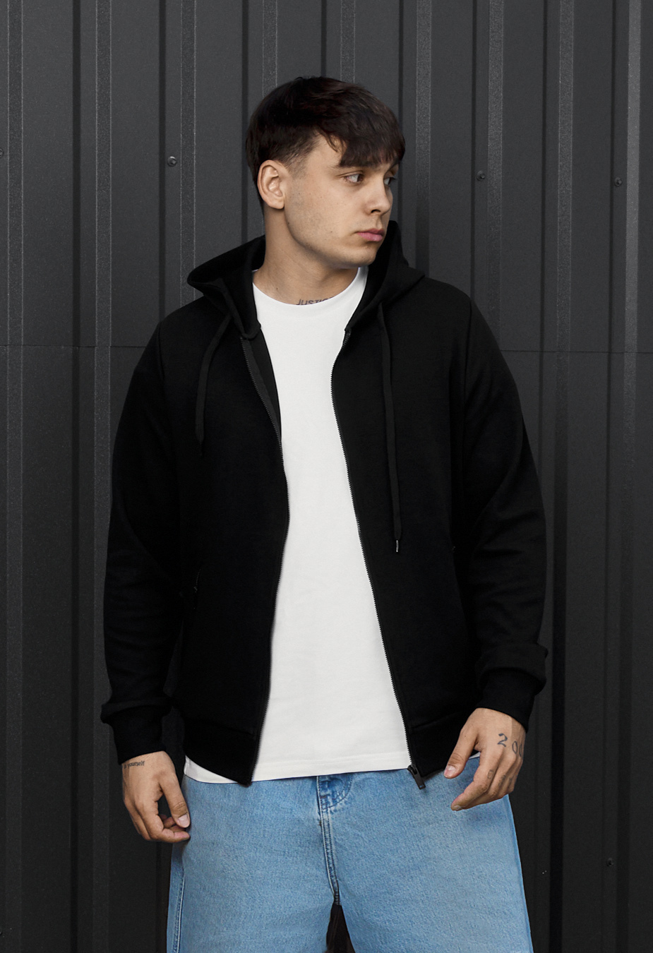 Bluza Staff ez black zip
