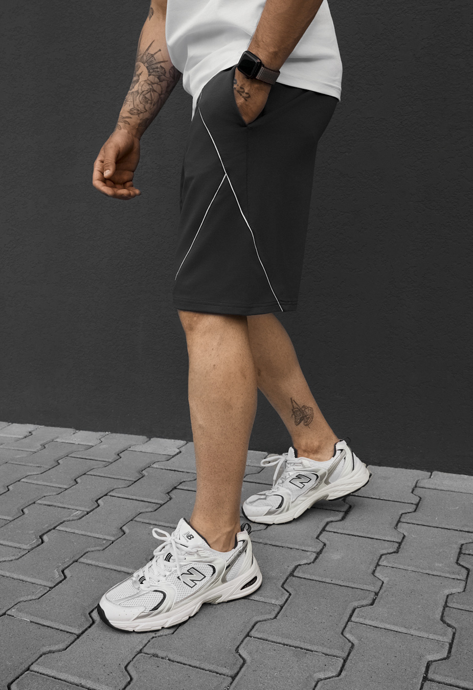 Spodenki Staff rag dark gray