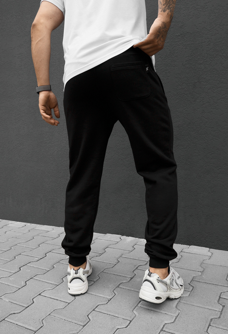 Spodnie dresowe Staff ho logo black