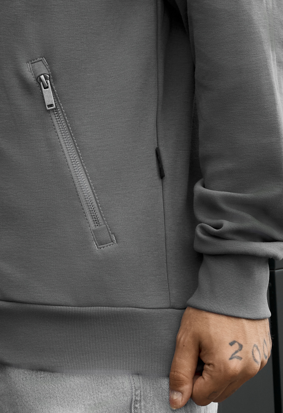 Bluza Staff ez gray zip