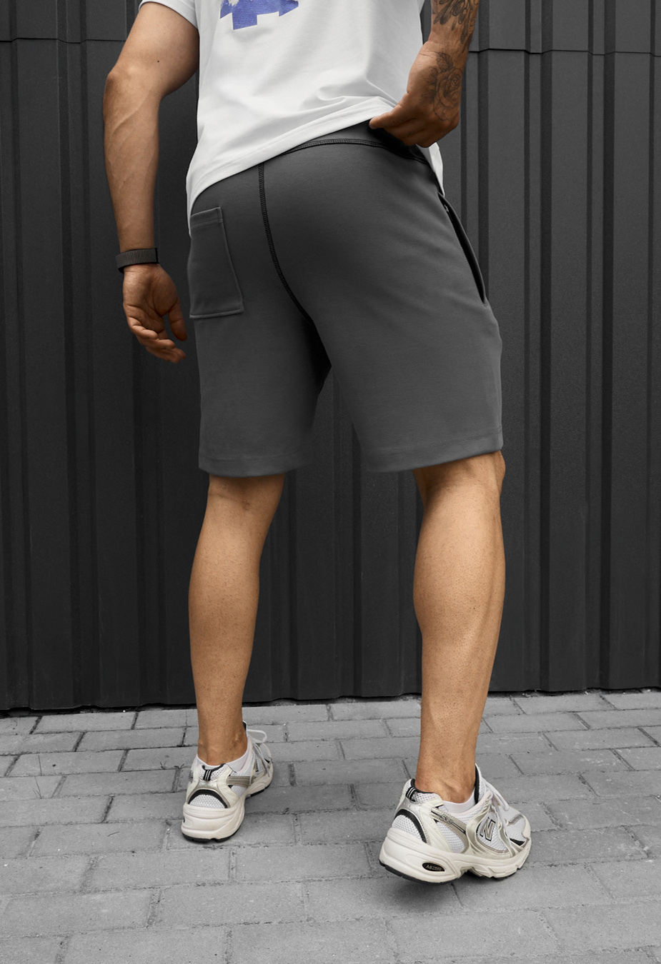 Spodenki Staff tru gray