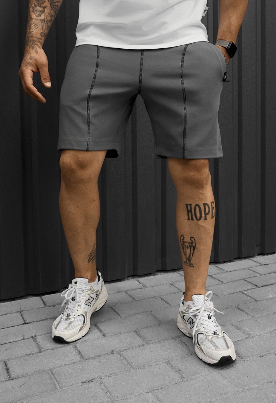 Spodenki Staff tru gray