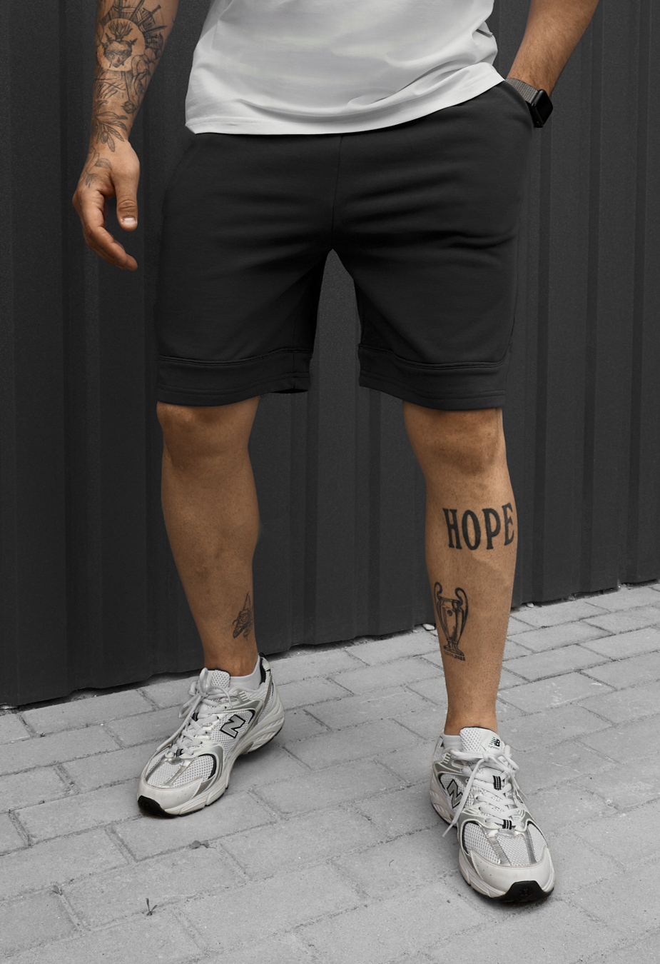 Spodenki Staff ry dark gray