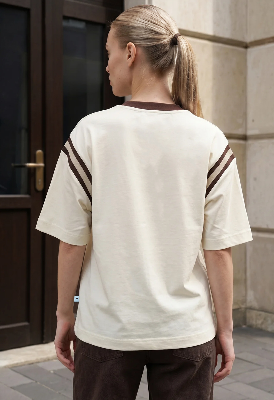 Koszulka Staff en milk & brown