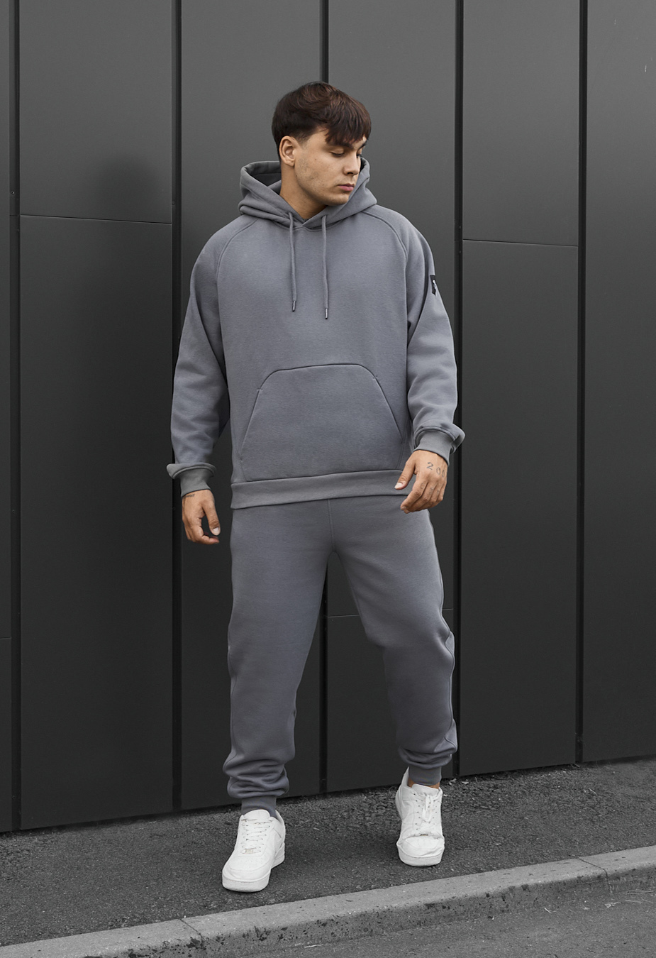 Dres Staff es gray oversize fleece