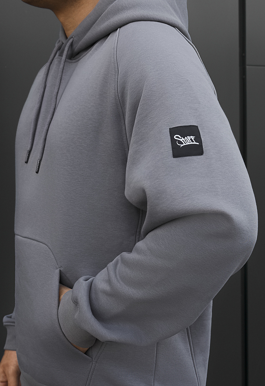 Dres Staff es gray oversize fleece