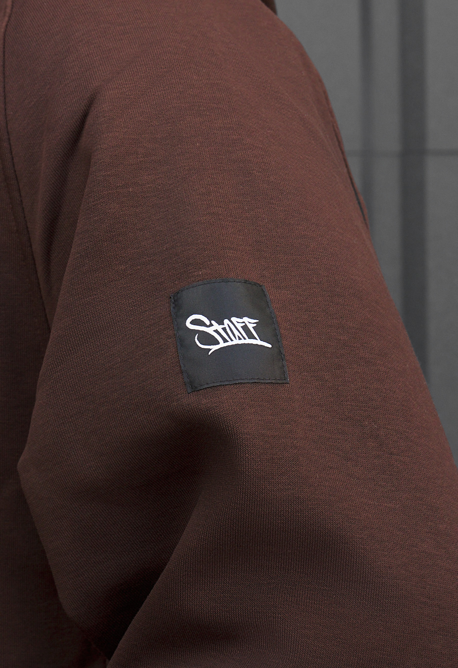 Dres Staff es dark brown oversize fleece