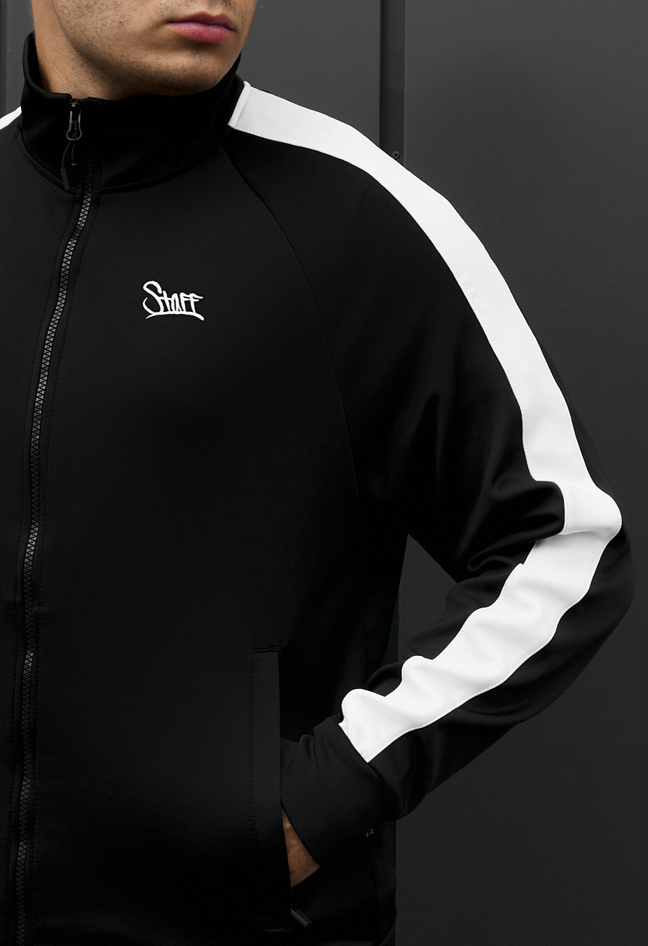 Olimpijka Staff logo stripes black