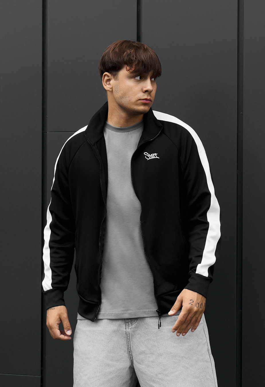 Olimpijka Staff logo stripes black