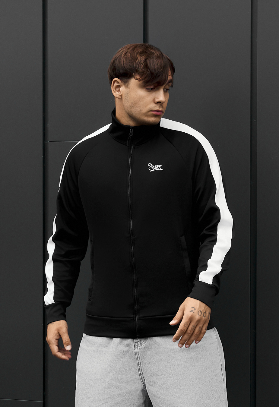 Olimpijka Staff logo stripes black