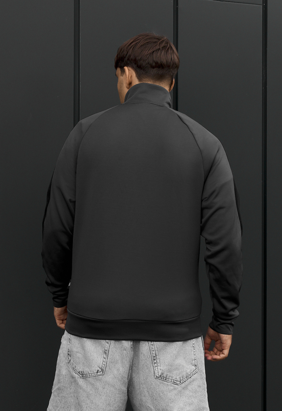Olimpijka Staff logo stripes dark gray