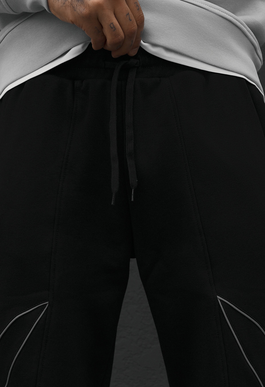 Spodnie dresowe Staff im black reflective fleece