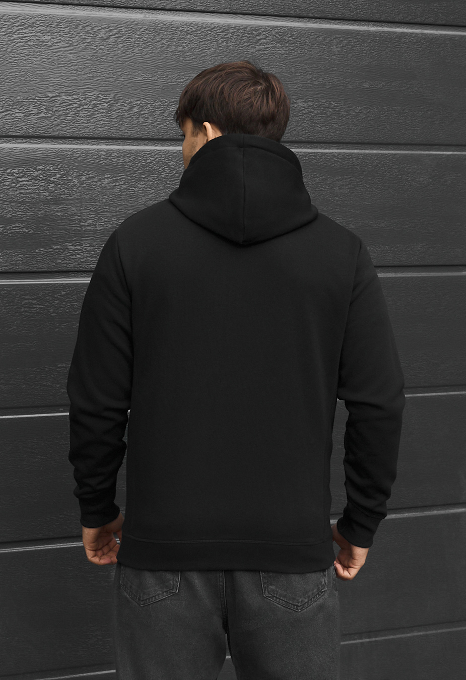 Bluza Staff zip black fleece