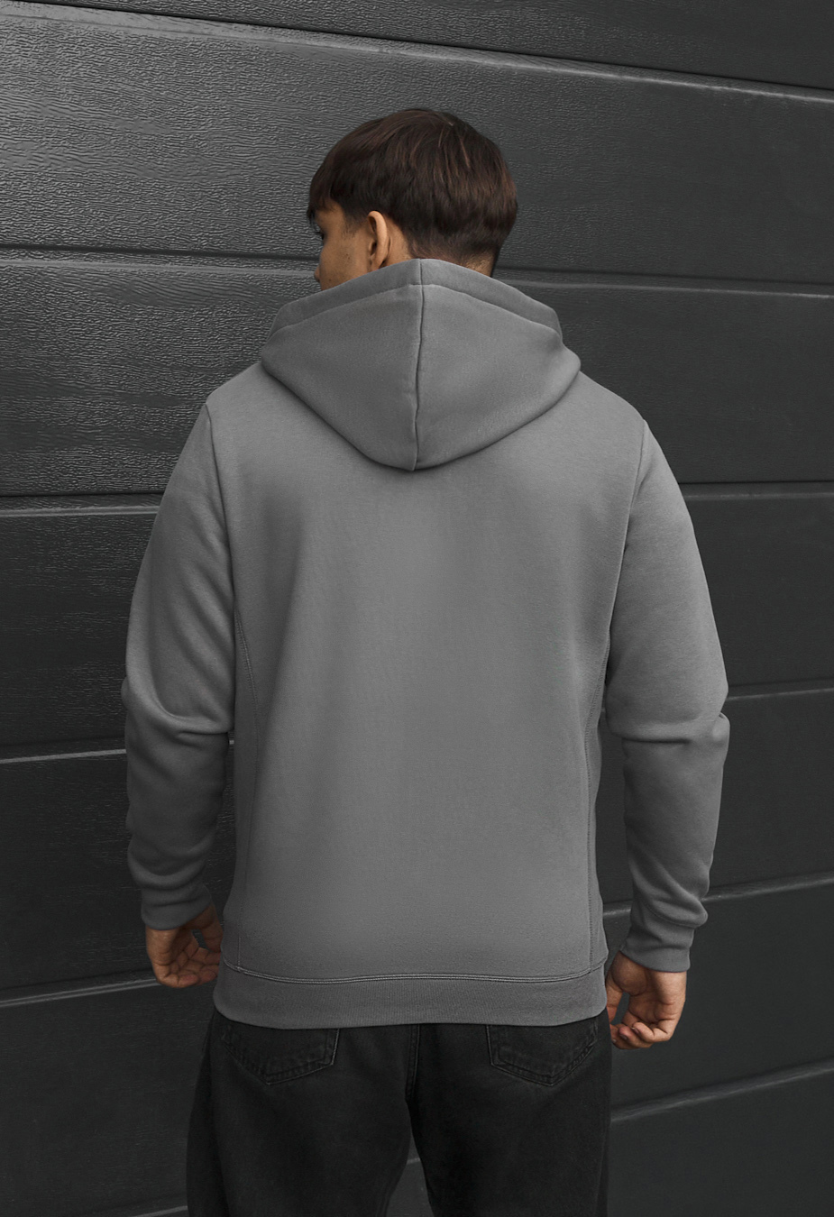 Bluza Staff zip gray fleece