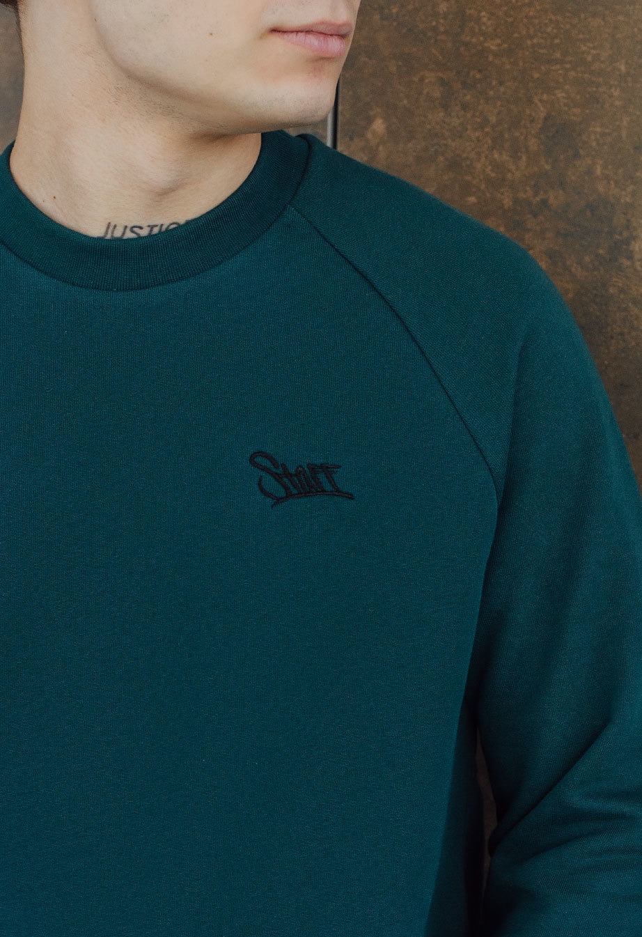 Bluza Staff emerald logo