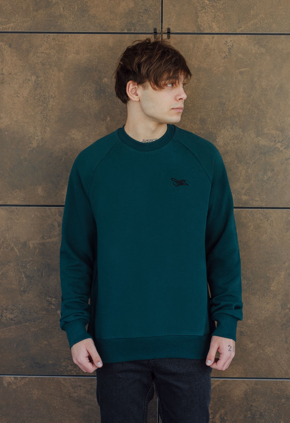 Bluza Staff emerald logo