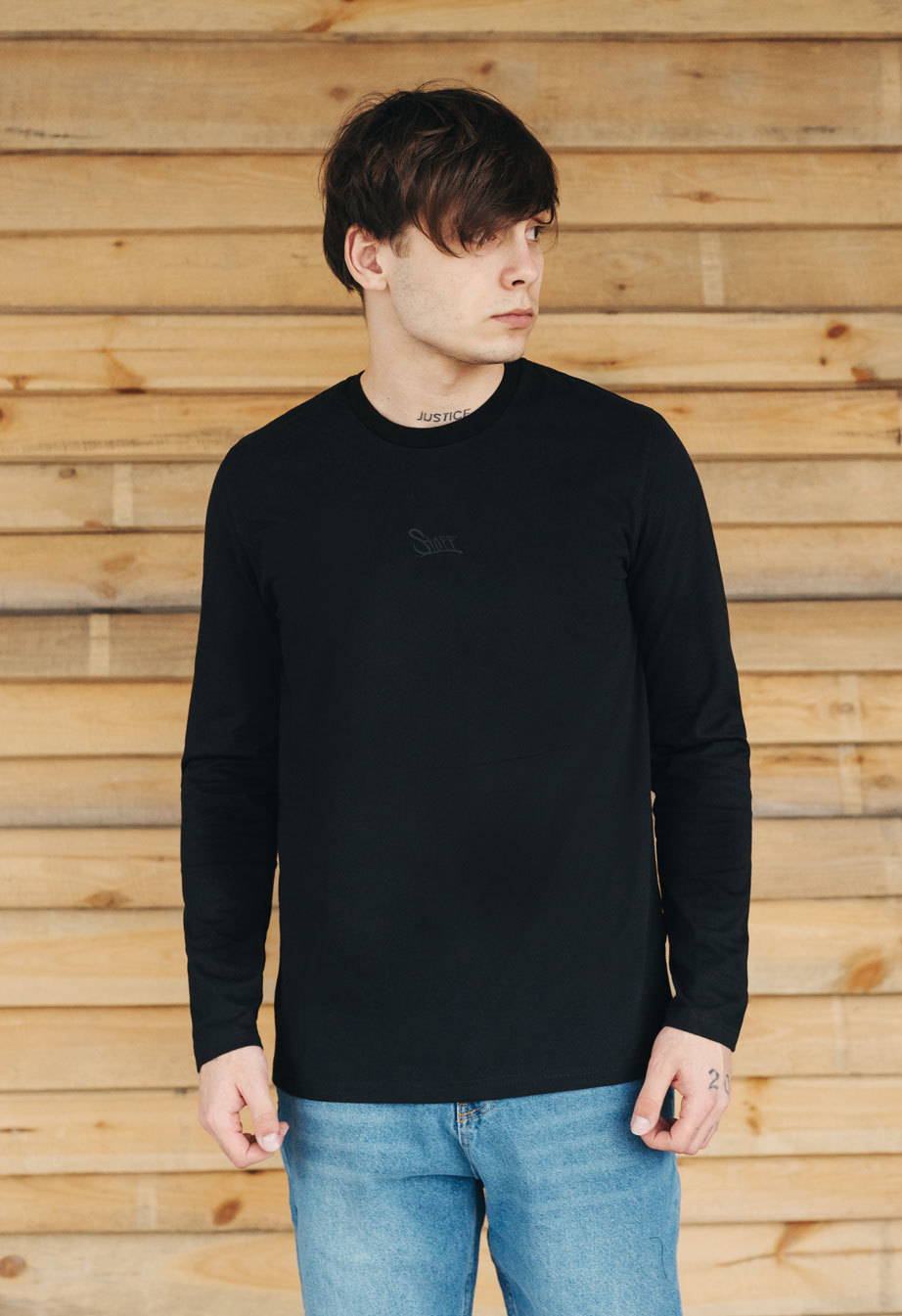 Bluza longsleeve Staff black logo