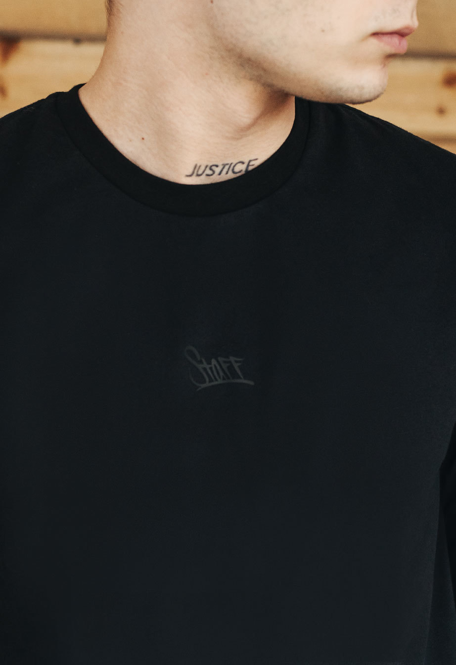 Bluza longsleeve Staff black logo