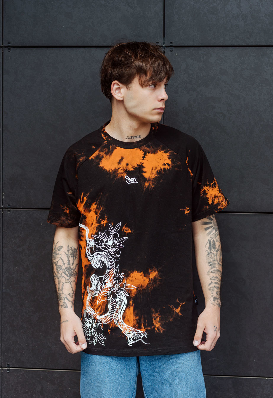 Koszulka Staff tay day logo & snake oversize