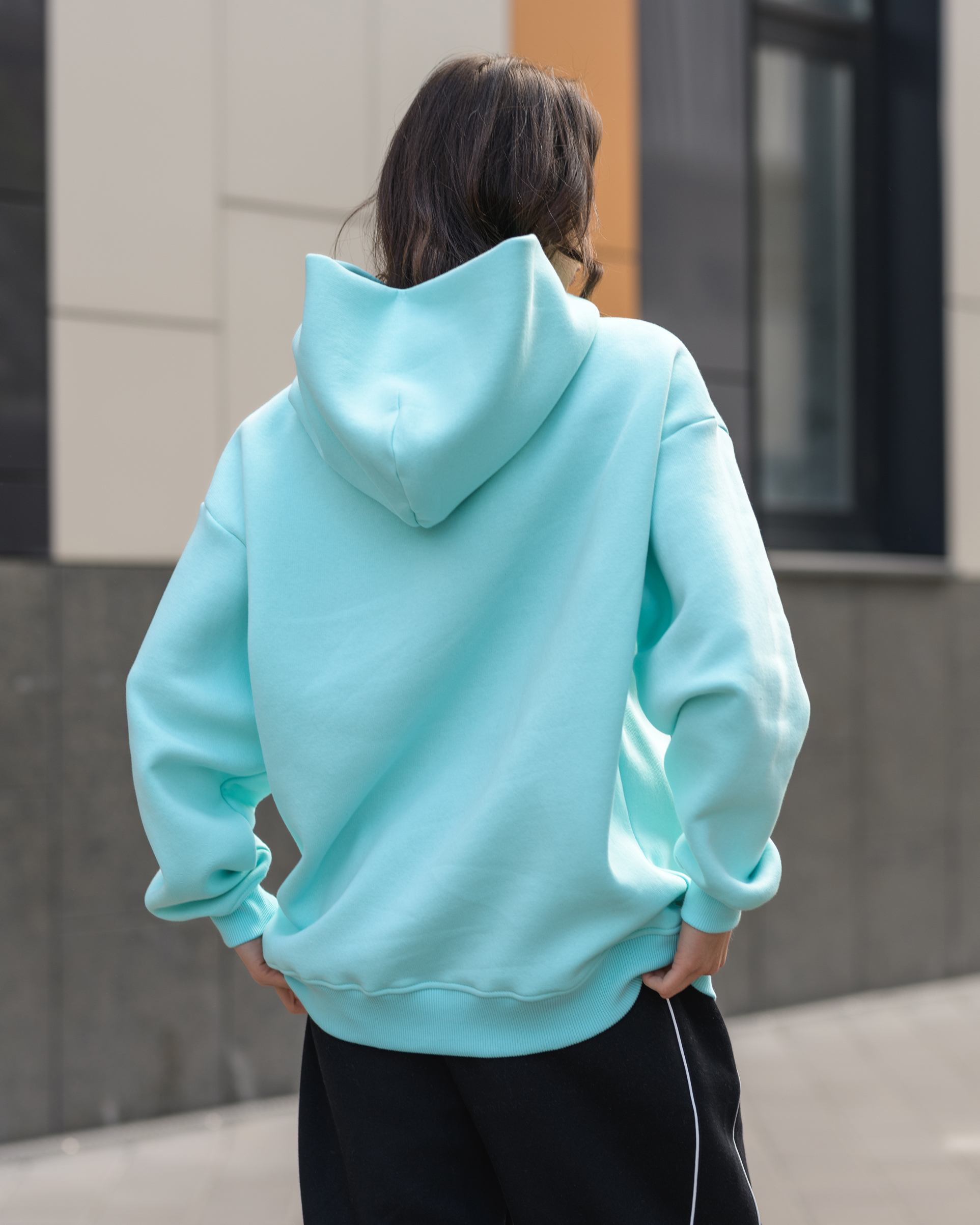 Damska bluza Staff mint oversize fleece