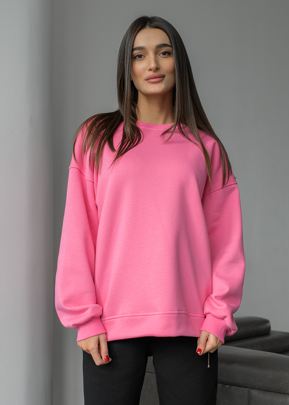 Bluza Staff vi pink oversize fleece