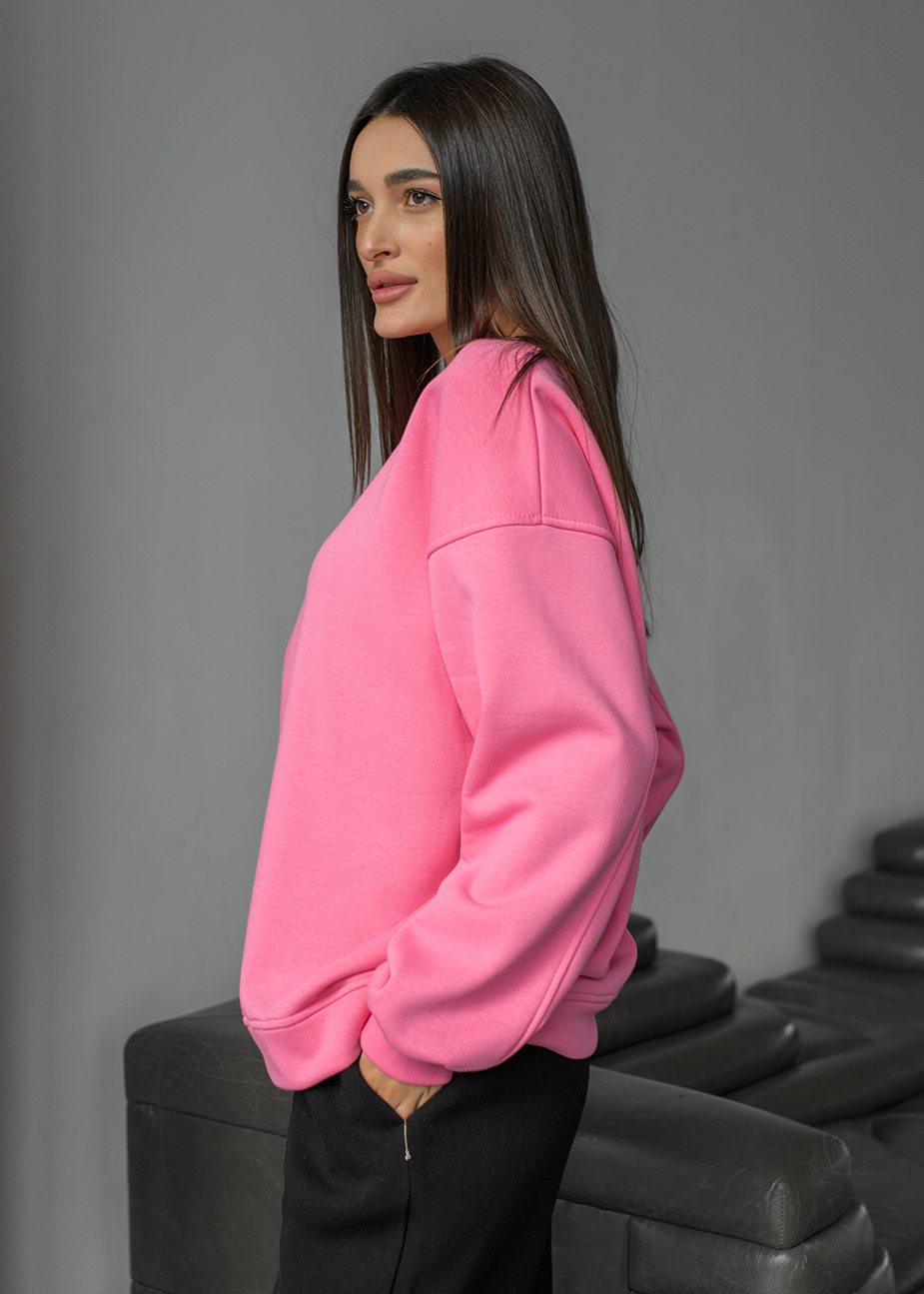 Bluza Staff vi pink oversize fleece