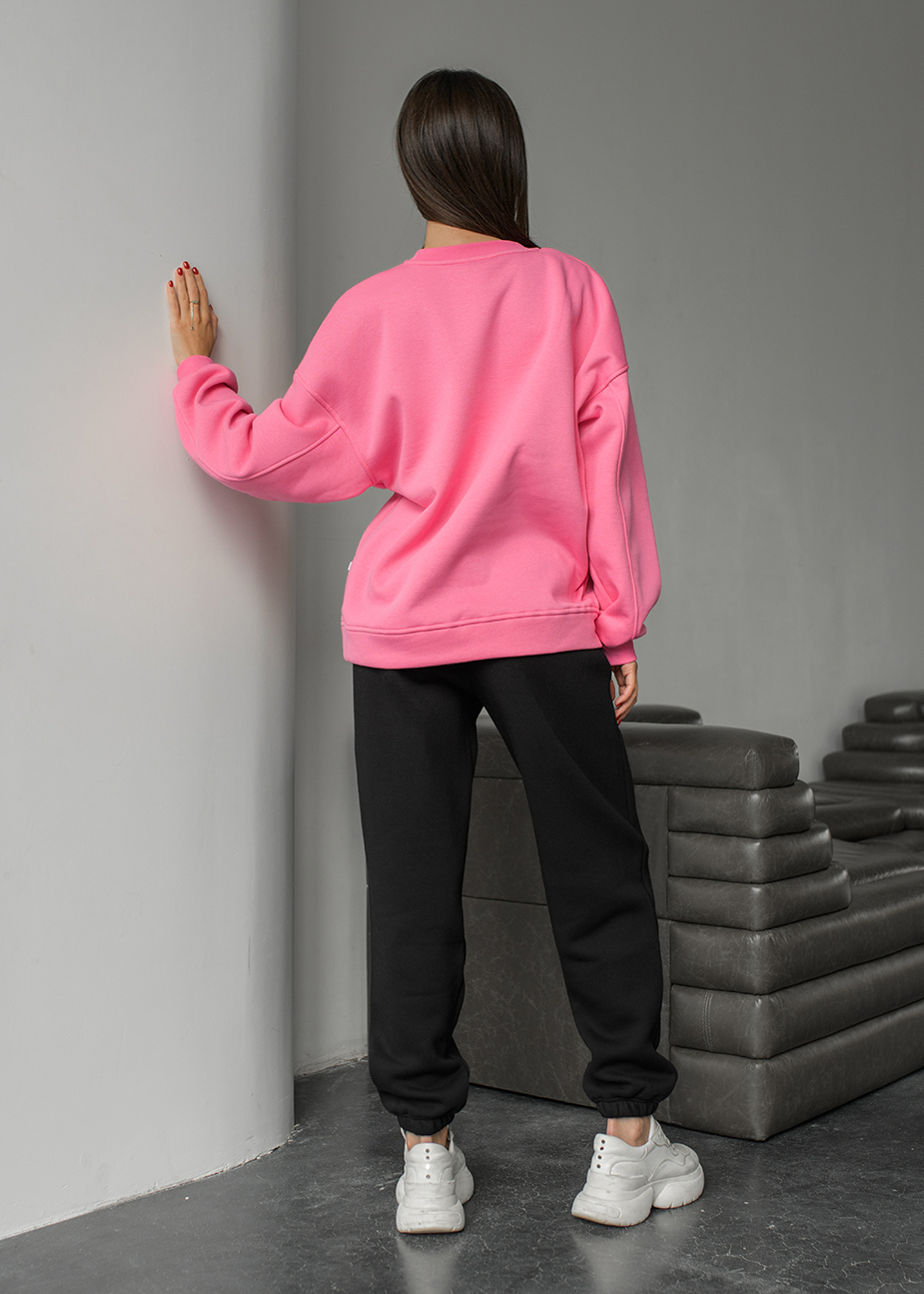 Bluza Staff vi pink oversize fleece