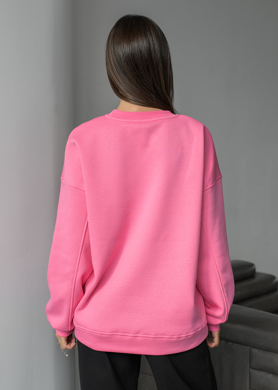 Bluza Staff vi pink oversize fleece