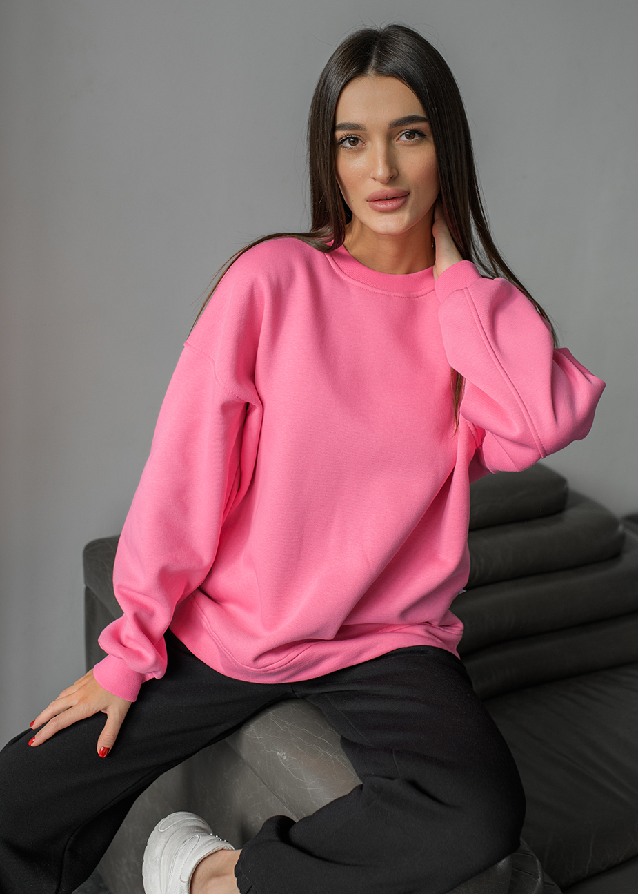 Bluza Staff vi pink oversize fleece