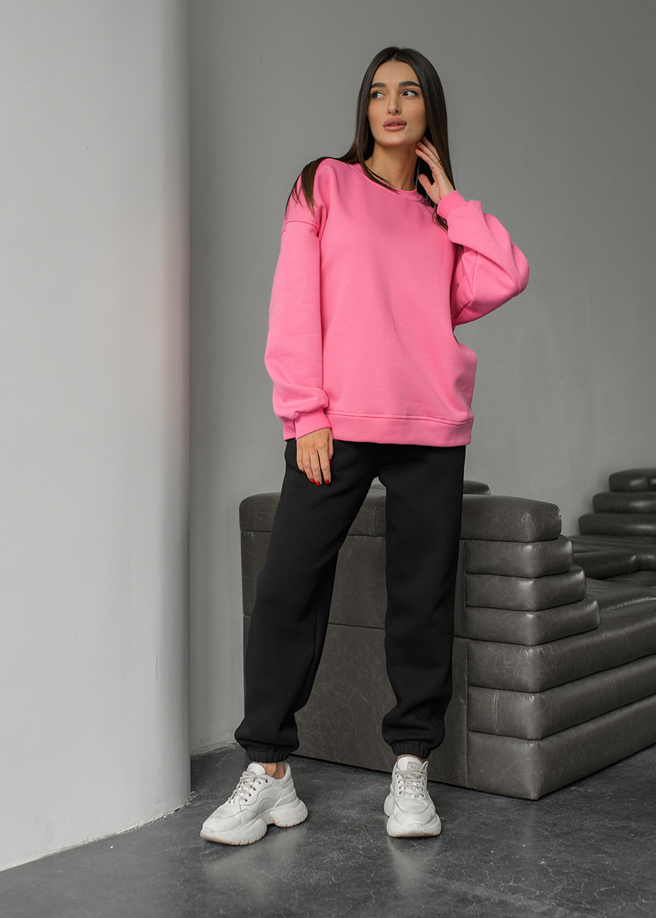 Bluza Staff vi pink oversize fleece