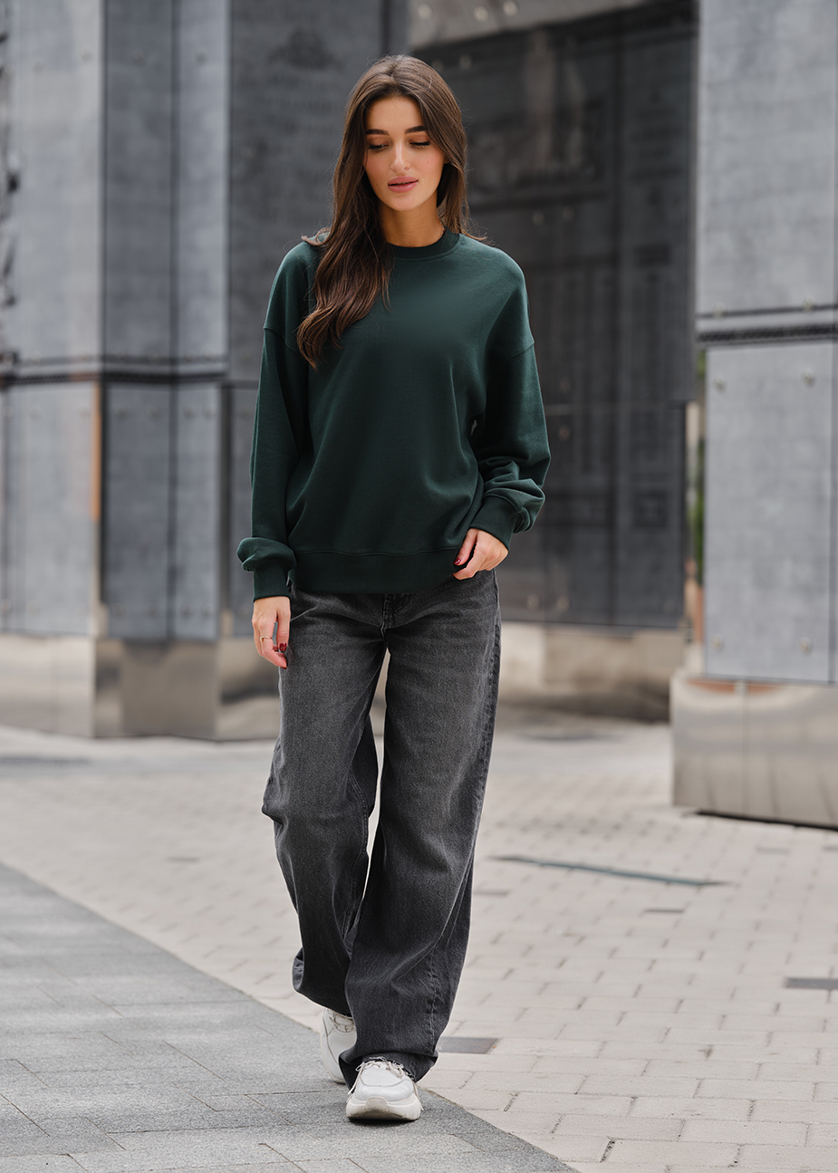 Damska bluza Staff s oversize green