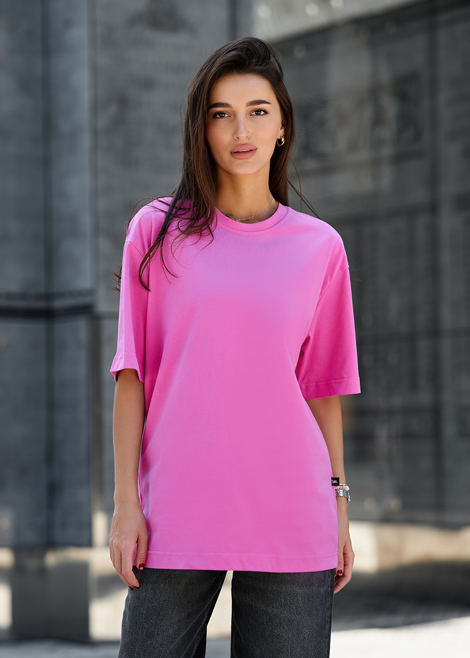 Damska koszulka Staff li pink oversize