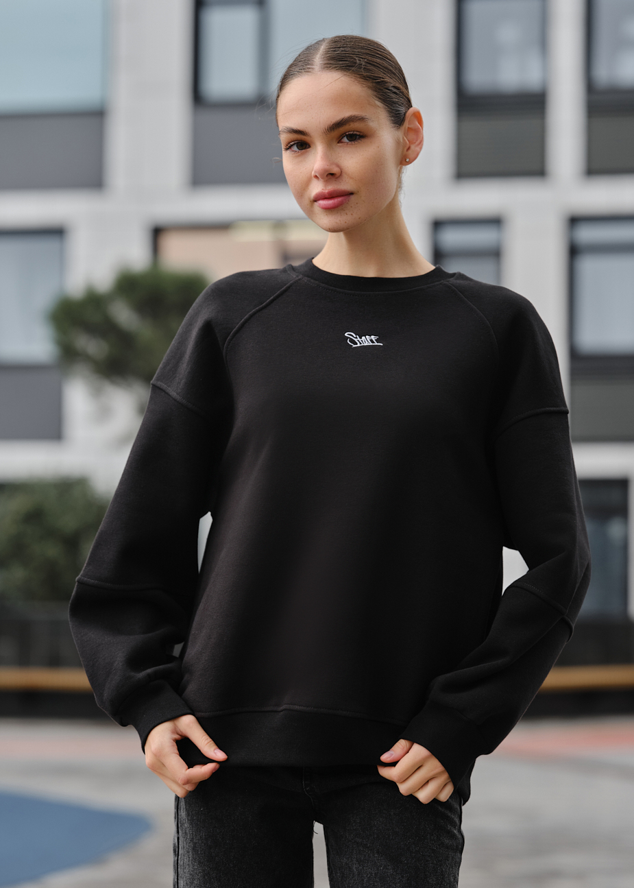 Damska bluza Staff el black oversize fleece